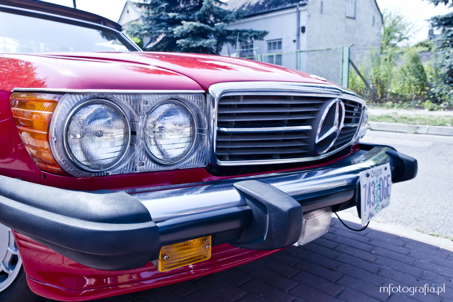 klasyczny Mercedes do ślubu